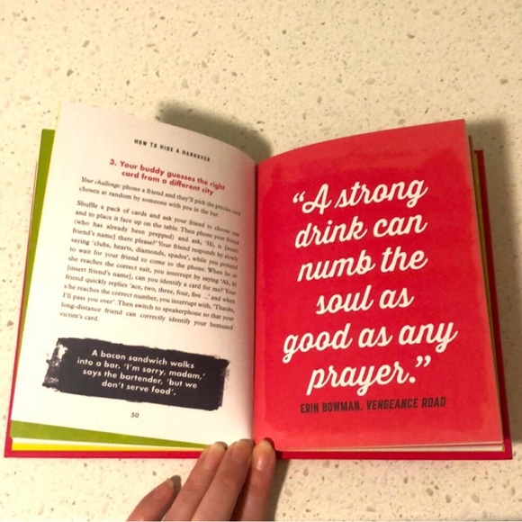 Hardcover Novelty Book: How To Hide A Hangover & Other Cool Ways To Behave Badly - Picture 3 of 4